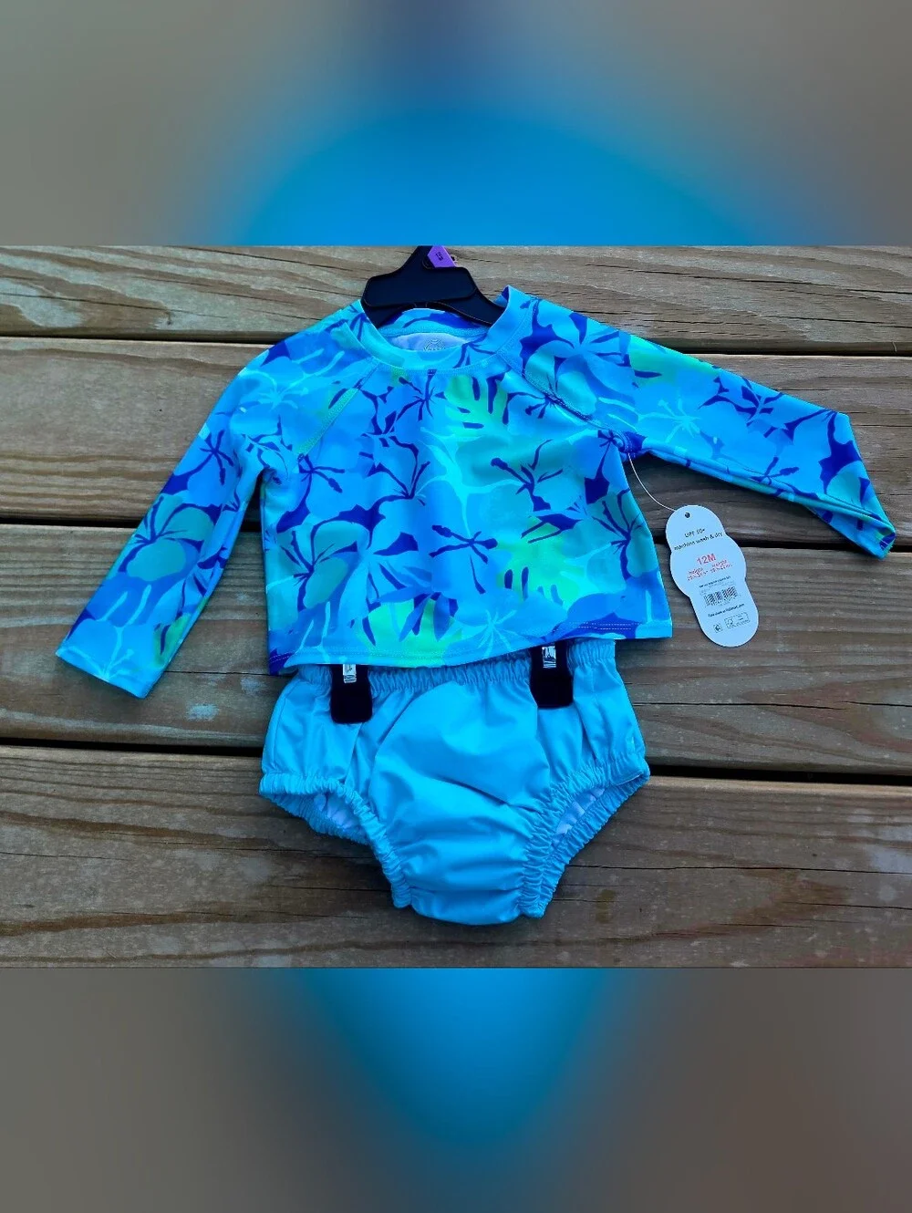 Wonder Nation Baby Diaper Cover Swimsuit